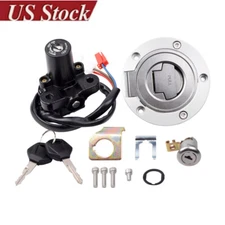 Ignition Switch Lock Set Gas Cap & Key For Yamaha YZF R1 2004-2015 R6 2006-2015