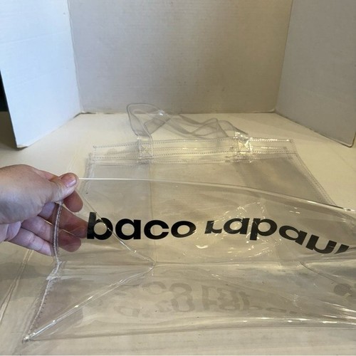 Paco Rabanne große transparente Shopper Tasche durchsichtig Reise Strandtasche - Bild 4 von 18