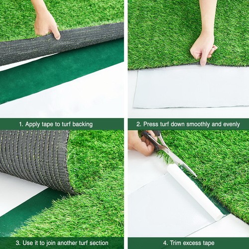 Groverdi Artificial Grass Self Adhesive Synthetic Turf Joining Tape Glue Peel - Picture 2 of 9