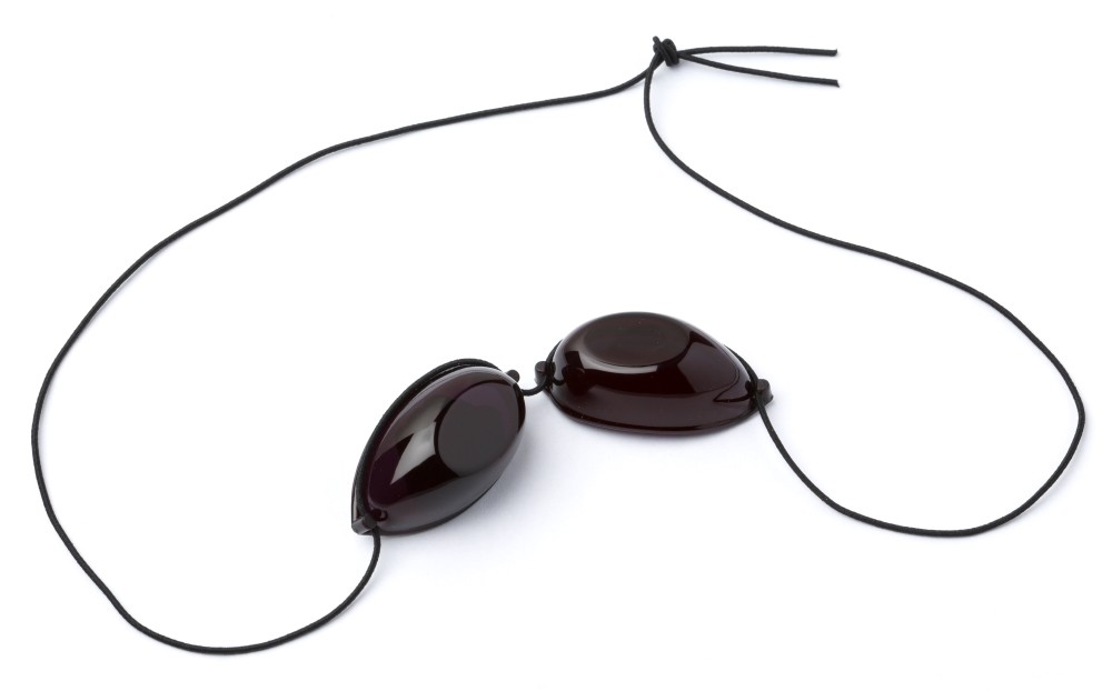 1 x Elastic GOGGLES Sunbed Tanning Eye Protection UV i-goggles Pair