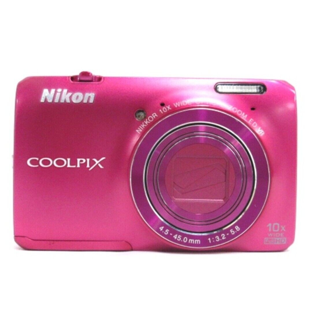 Nikon Coolpix S6300 Pink Digital Camera 16.0 MP 10x Optical Nikon Coolpix S6300 Pink Digital Camera 16.0 MP 10x Optical