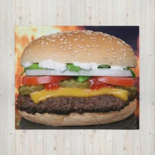 Blanket Coperta Hamburger