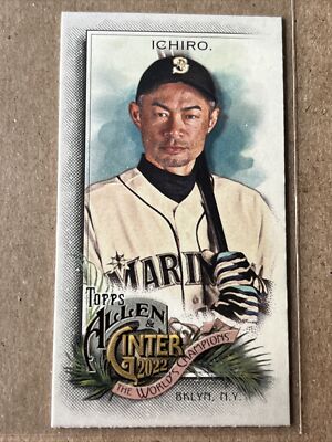 2022 Topps Allen & Ginter Ichiro Framed Mini Game Used Jersey 