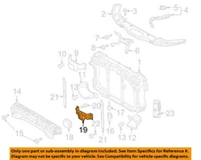 MAZDA OEM 14-17 6 Radiator-Distance Sensor Mount Bracket GHP967XA2