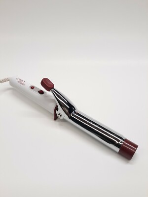 Perfection Classic 1'' Hair Curling Iron White/Red Swivel Cord On/off Switch