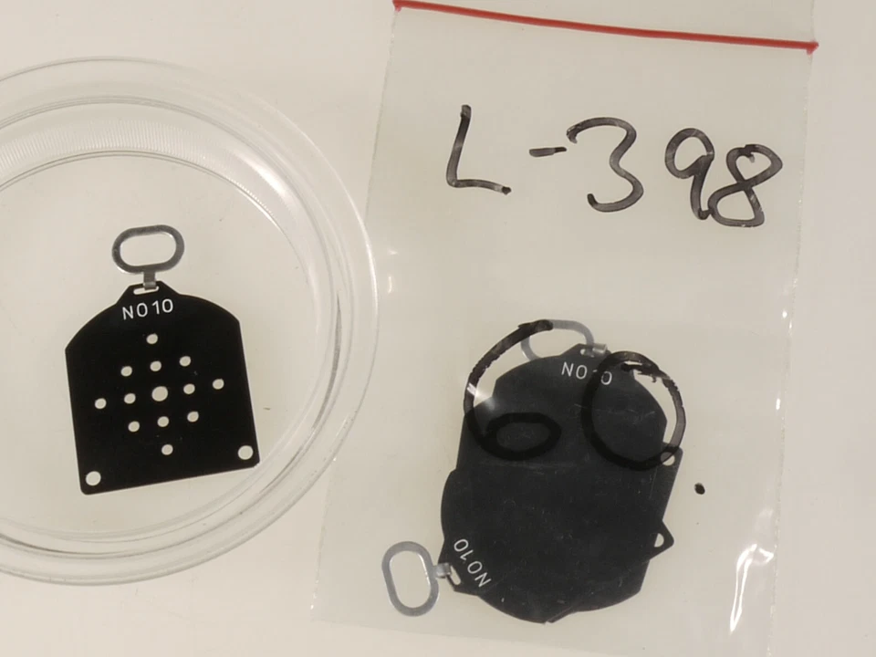 PRL) SEKONIC L-398 STUDIO DELUXE III ESPOSIMETRO PIASTRA PEZZO RICAMBIO METER