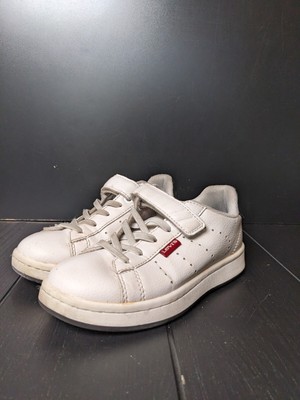 Levi s Avenue Kids Kinder Weiß Turnschuhe Sneaker Größe UK11 EU 29
