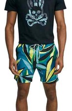 Psycho Bunny L69427 Mens Seasport Blue Swim Trunks Size 7