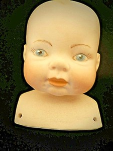 porcelain baby doll heads