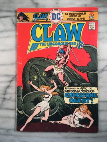 Claw, The Unconquered #5 (1976-DC) **Mid grade** - Picture 1 of 2