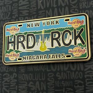 Hard Rock Cafe Niagara Falls New York Usa Licence Plate Series Pin Ebay