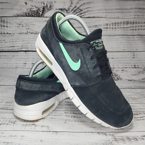 Nike Stefan Janoski Max Men Size 8 SB Skateboarding Shoe Sneaker Green Abyss