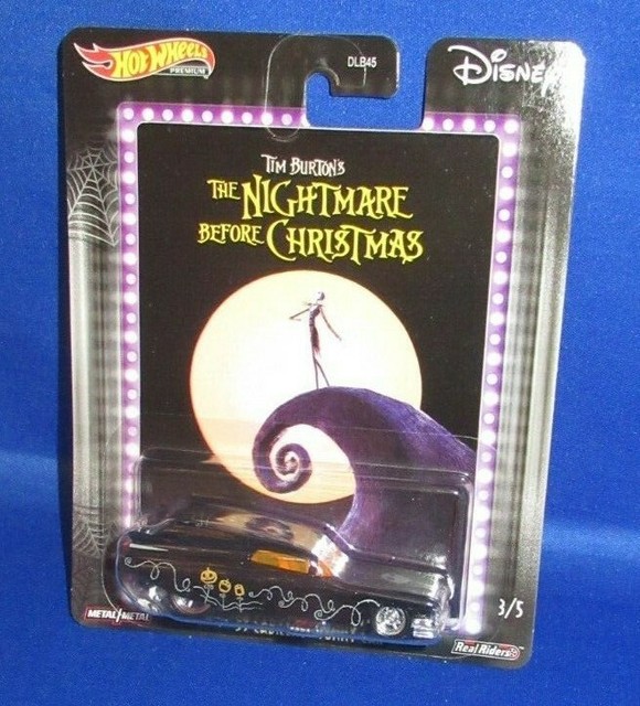 WALT DISNEY TIM BURTON'S NIGHTMARE BEFORE CHRISTMAS 3/5 HOT WHEELS COLLECTOR CAR | eBay