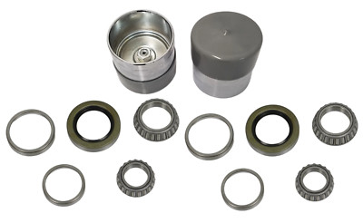 Bearing Kit for 41019U UFP with Chrome Bearing Buddy Protector Caps Marine