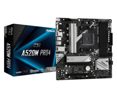Asrock A520M Pro4 Socket AM4 micro ATX | eBay