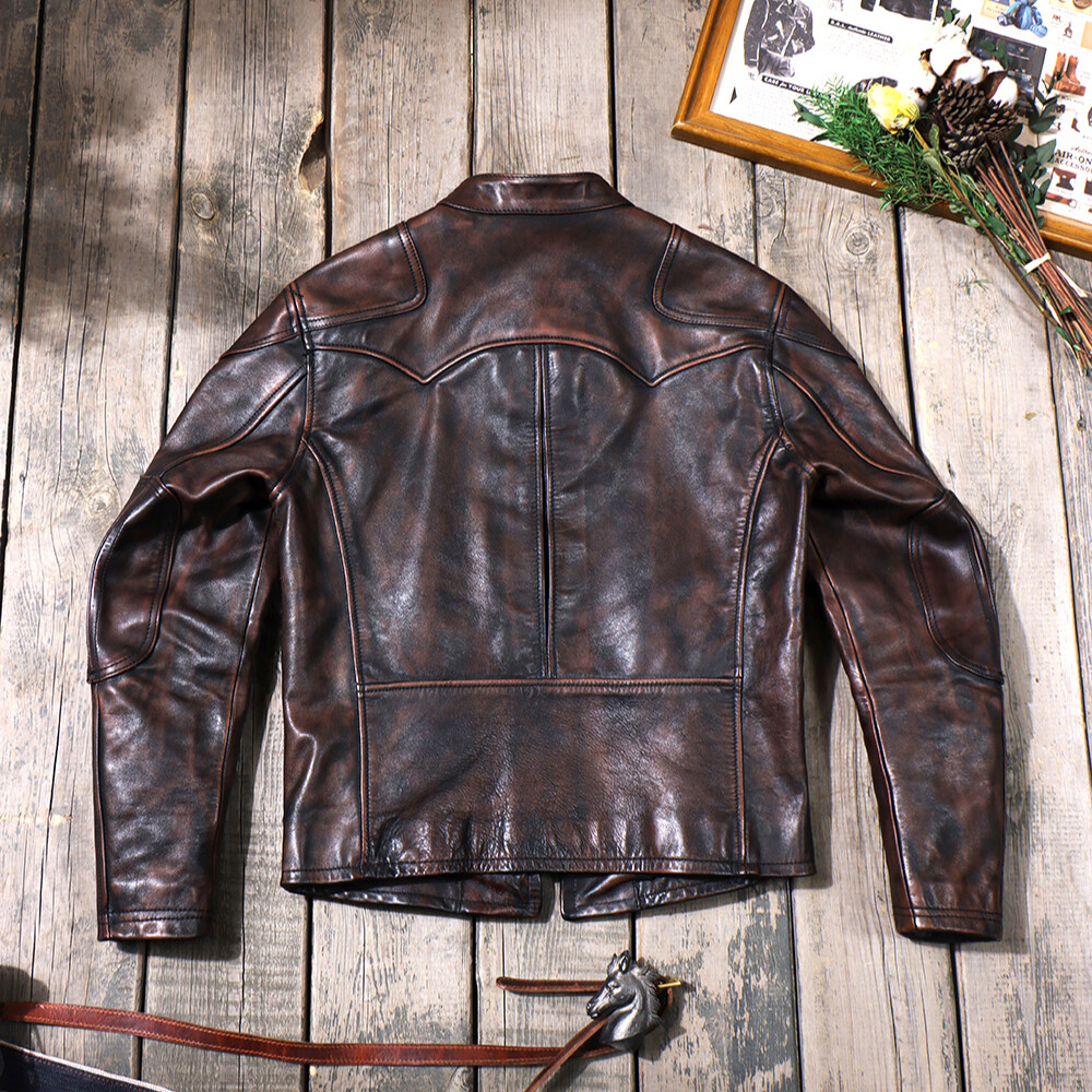 ジャケット・アウター Vtg TENDERROIN horse leather combi coat s-l1200.jpg