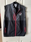 Champion Large Herren George Bulldog FullZip Grau Rot Schwarz Golf Weste Neu...