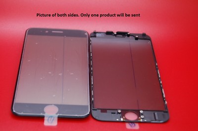 New Tech Displayglas, Rahmen, Oca, Polarisator vorinstalliert für iPhone 6 schwarz 