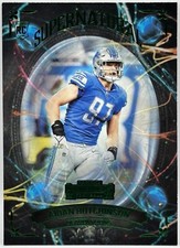 2022 Panini Contenders - Supernatural Emerald #SN-AHU Aidan Hutchinson (RC) DET