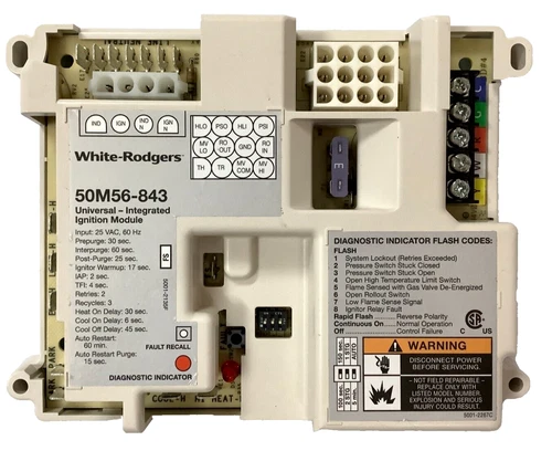 50M56-843 White Rodgers Universal Integrated Ignition Module. - case is cracked