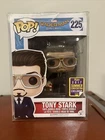 Funko Pop Marvel Tony Stark w/ Iron Man Mask 225 2017 SDCC Exclusive Imperfect