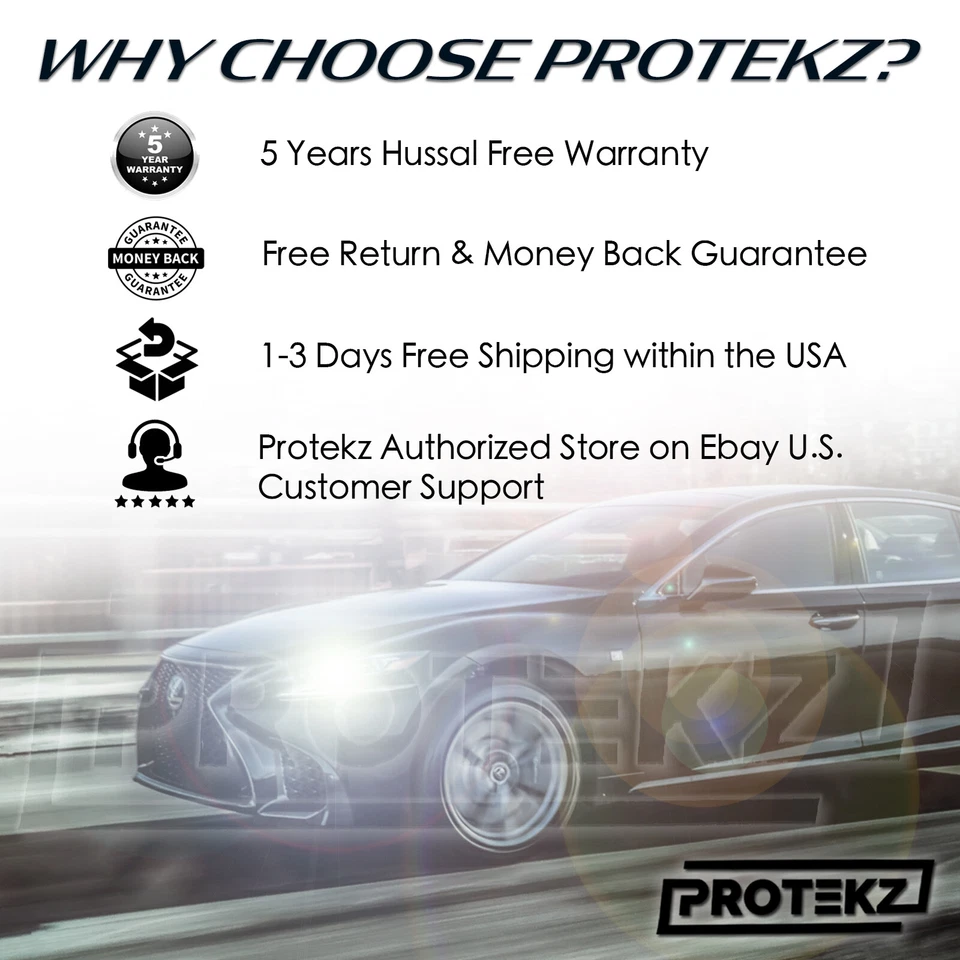 Kit de luces antiniebla LED Protekz H11 6000K bombillas para Nissan VERSA NOTE 2014-2016 Foto 2 de 4