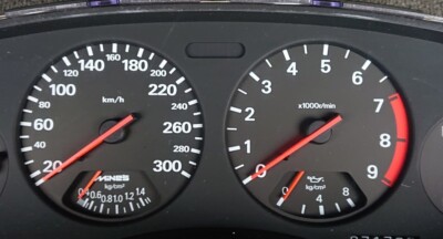 NISSAN Z32 FairladyZ 300km Speed Meter Mine's Boost Meter VG30DETT