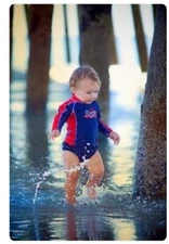 Baby Banz Boy's Long Sleeve Rashguard & Swim Diaper Set 12 Months