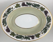 Spode Kent Celadon Y6511 Oval Vegetable Bowl, VGC