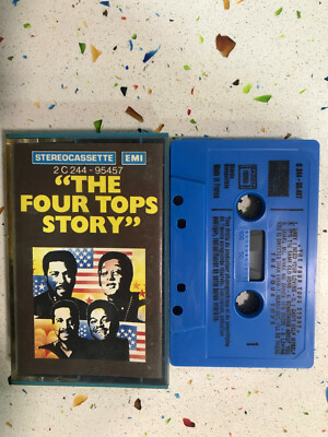 THE FOUR TOPS STORY CINTA CASSETTE BABY I NEED YOUR LOVING SHAKE ME WAKE ME ...