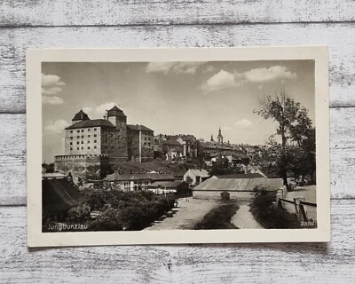 AK Jungbunzlau Architektur alt Postkarte Dienstpost 2. WK. Stempel Böhmen Mähren - Bild 1 von 2