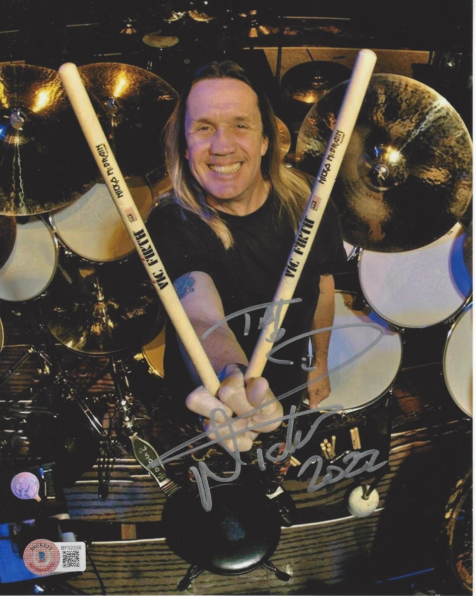 Nicko mcbrain 2024 drum kit cost