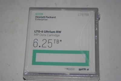 NEU NEW Original HP LTO-6 Ultrium RW 6,25TB Data Cartridge P/N  C7976A Top Part