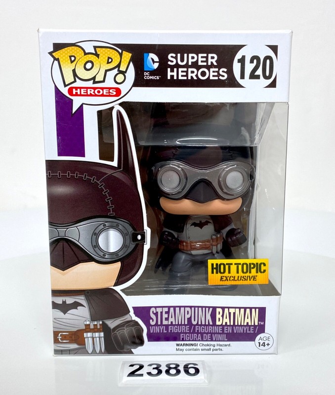 Funko Pop! DC Comics Super Heroes Steampunk Batman #120  Hot Topic Exclusive
