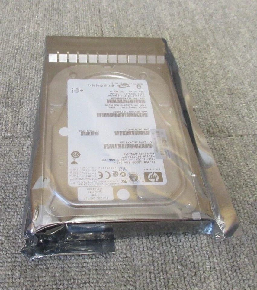 HP DF072BAFDT 376594-001 72GB 15000RPM SAS DP Hot Swap 3.5" Internal HDD - Image 3 of 4