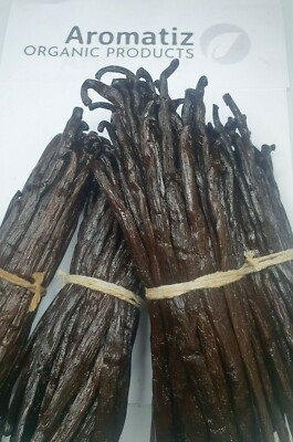 100g Bourbon Vanilla Pods Madagascar Beans Grade A 13-18CM 2022 PREMIUM ORGANIC