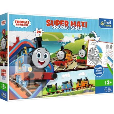 Puzzle dwustronne 24 el SUPER MAXI 3w1 Tomek i Przyjaciele. 41014 Trefl