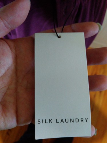 Silk Laundry mulberry 100 % silk halter dress Size M New with tags RRP $500.00 - Picture 6 of 8