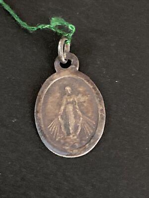 Médaille religieuse ancienne argent massif - France