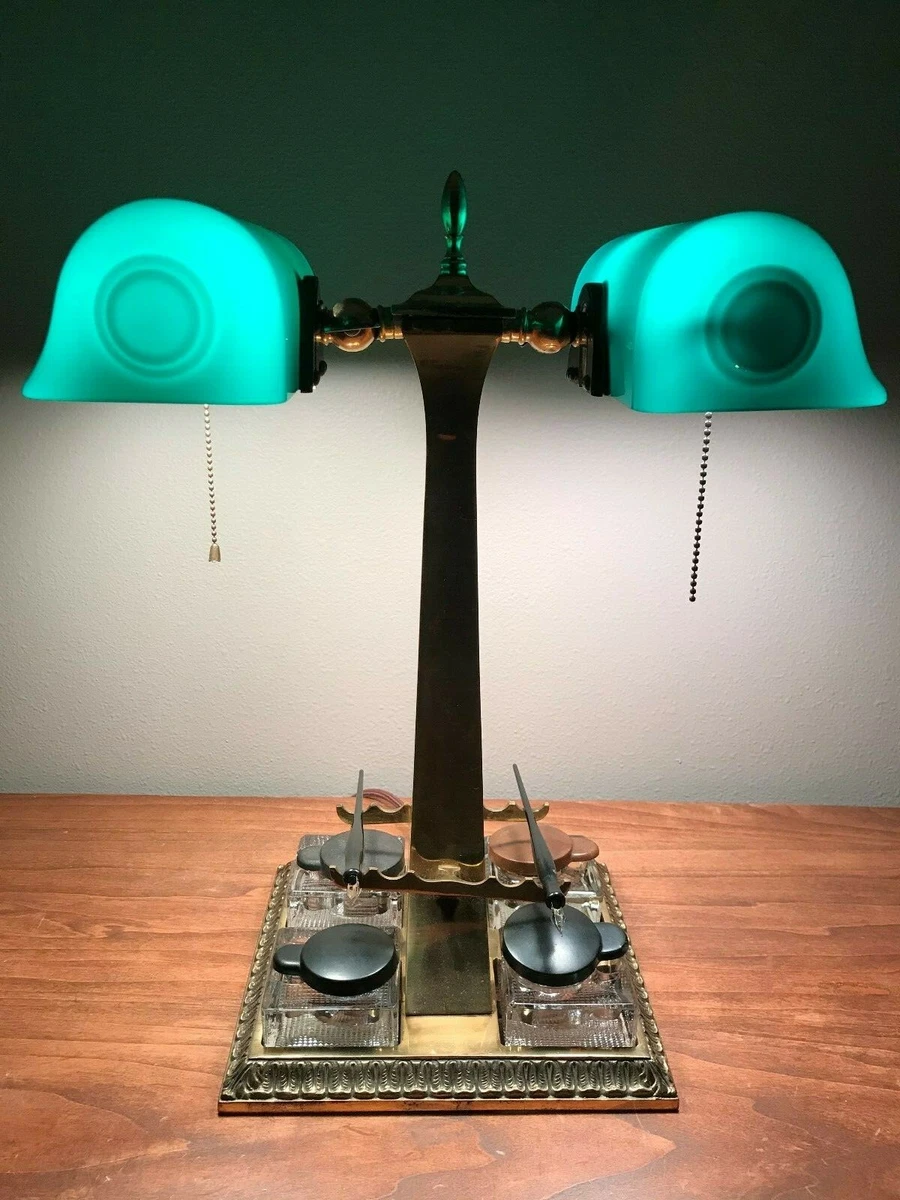 Double bankers sale lamp