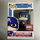 Funko POP! Marvel Spider-Man Homecoming Captain America #693 Collector Corps Exc