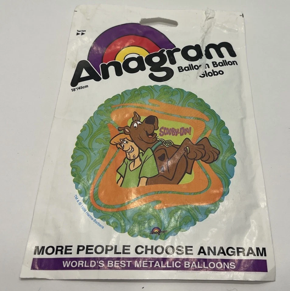 Anagrama Scooby Doo & Shaggy 18” Globo Metálico Fondo Fantasmas Verdes Foto 3 de 4