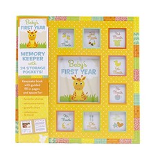 BABY'S FIRST YEAR MEMORY KEEPER WITH 24 STORAGE POCKETS By Editors Of Phoenix