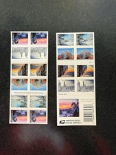 USPS Postage Stamps Sheet of 20 - 2025 Winter Landscapes - First Class Letter