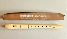 VTG TUDOR Recorder Flute Soprano TD205 With Zippered Bag Trophy Music Co. 03