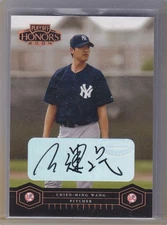 Chien-Ming Wang - AUTOGRAPHED - 2004 Playoff Honors - New York Yankees -Baseball