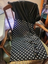 1950's Polka Dot Pencil Dress Lrg
