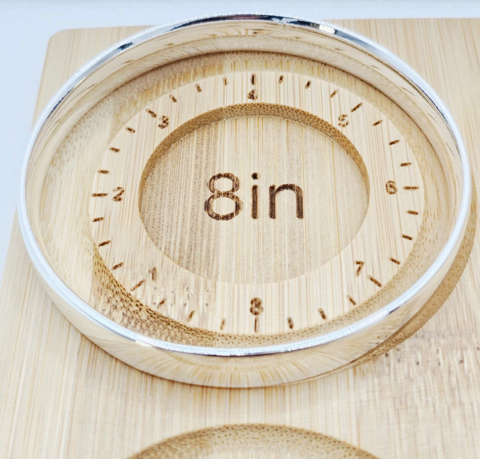 Brazalete 8 pulgadas plata de ley .925 10 mm liso sólido brazalete para mujer y hombre 43 g Foto 3 de 4