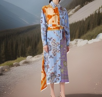 WEEKEND MAX MARA Samaria  Bandana-print Midi Dress in Silk