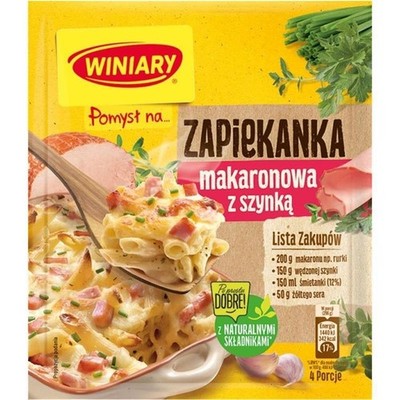 (42,57 EUR/kg) Nudelauflauf mit Schinken ''Zapiekanka Makaronowa'' 35g Winiary